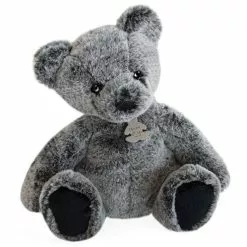 HISTOIRE D'OURS PELUCHE OURS MOUSSE ANTHRACITE 40 CM