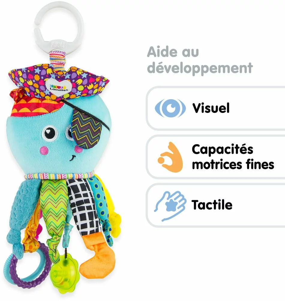 Lamaze PELUCHE CAPITAINE CALAMAR 29 CM 3 Lamaze PELUCHE CAPITAINE CALAMAR 29 CM – Image 3