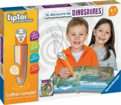 Ravensburger TIPTOI - COFFRET COMPLET LECTEUR INTERACTIF + LIVRE JE DECOUVRE LES DINOSAURES