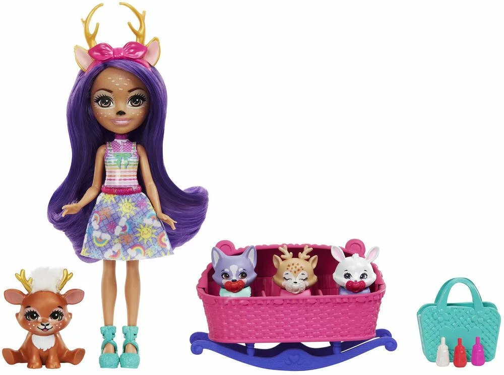 MATTEL ENCHANTIMALS -MEILLEURS AMIS DES BEBES 15 CM - POUPEE DANESSA DEER ET SPRINI 1 MATTEL ENCHANTIMALS -MEILLEURS AMIS DES BEBES 15 CM - POUPEE DANESSA DEER ET SPRINI