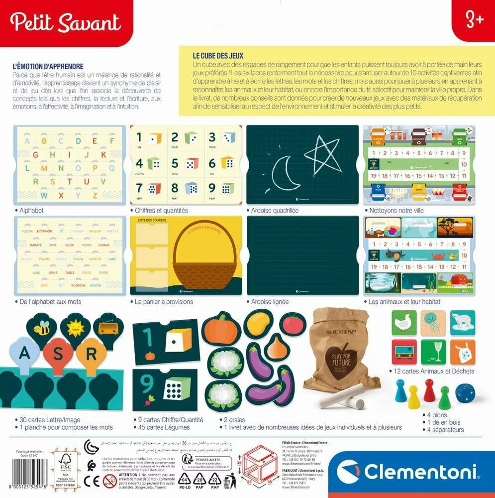 Clementoni MON CUBE DES JEUX 3 Clementoni MON CUBE DES JEUX – Image 3