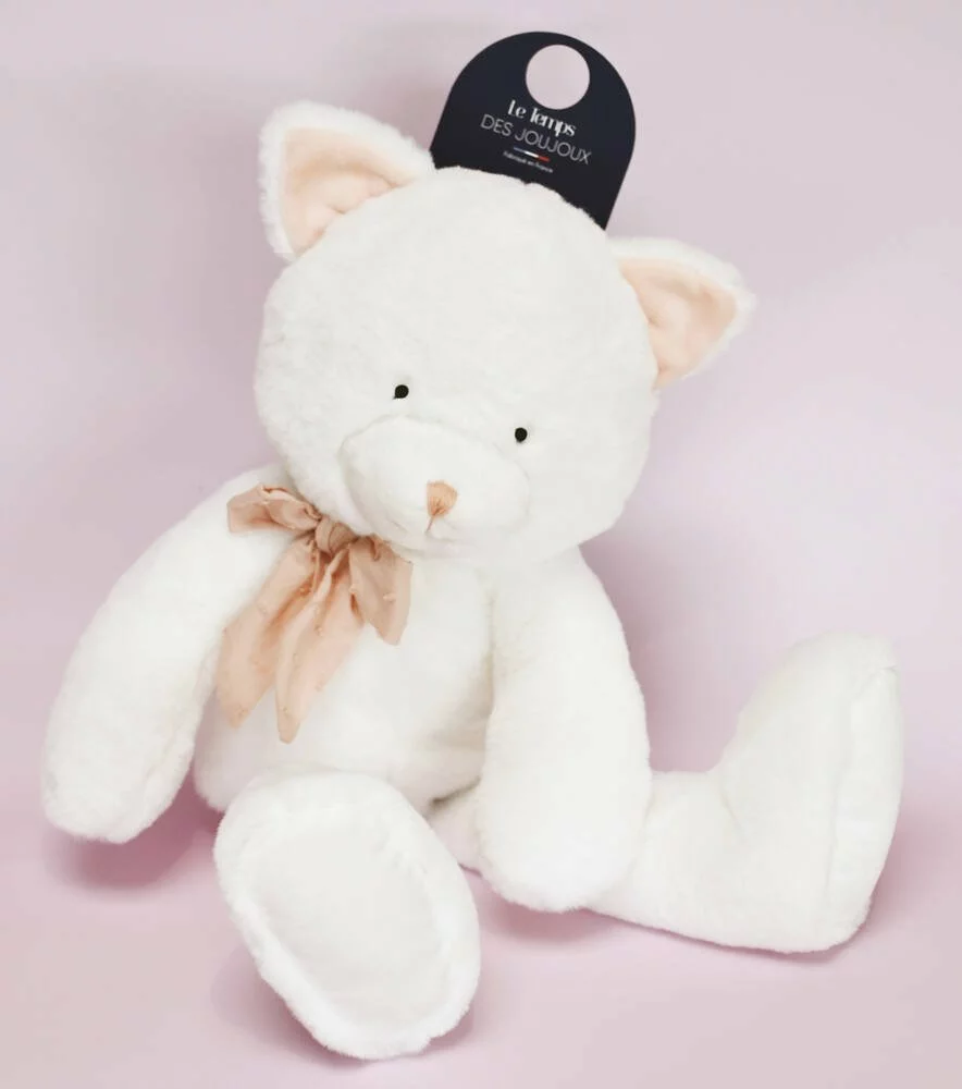 MAILOU - TRADITION PELUCHE PACHA LE CHAT BLANC 47 CM 3 MAILOU - TRADITION PELUCHE PACHA LE CHAT BLANC 47 CM – Image 3