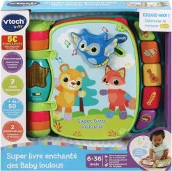 VTech SUPER LIVRE ENCHANTÉ DES BABY LOULOUS (BLEU) -Pas Cher JoueClub Magasin 18d3538acf8997421d4b67704720d2587d909324 41002984 03