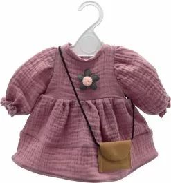 CERISE & CAPUCINE ONE WORLD ONE FUTURE - ENSEMBLE ROSE EN COTON BIO - 38 CM