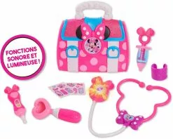 GP TOYS MINNIE – MALLETTE DE DOCTEUR AVEC FONCTIONS SONORES ET LUMINEUSES