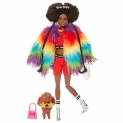 MATTEL POUPEE BARBIE MANTEAU MULTICOLORE
