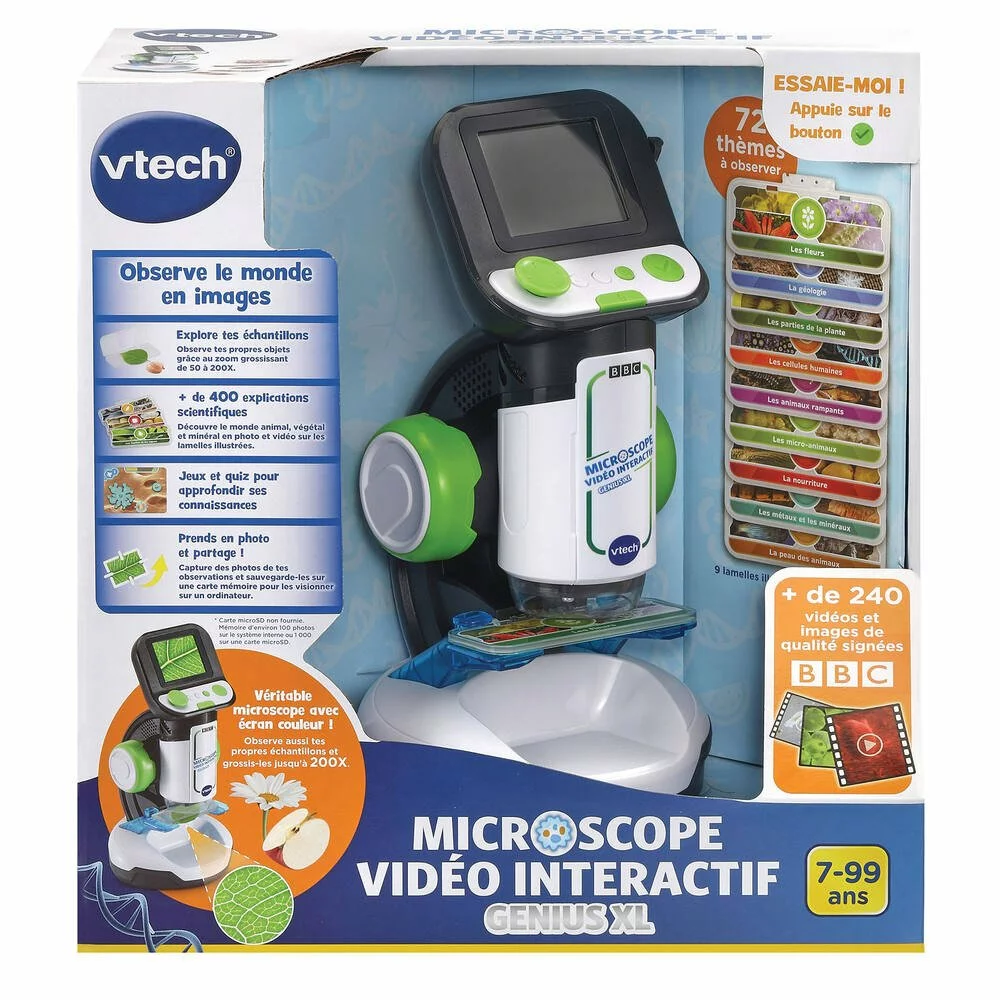 VTech GENIUS XL - MICROSCOPE VIDEO INTERACTIF 2 VTech GENIUS XL - MICROSCOPE VIDEO INTERACTIF – Image 2