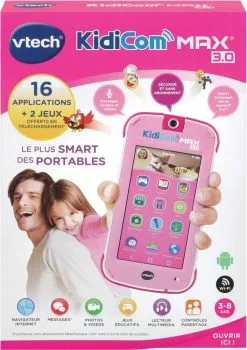 VTech KIDICOM MAX 3.0 ROSE -Pas Cher JoueClub Magasin 232eb0b630f2d95b09d3c13eea8d351a4a22950b 41002980 03