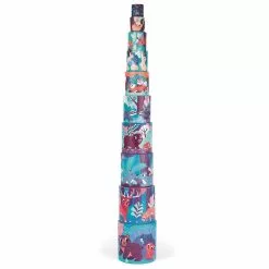 Janod PYRAMIDE RONDE LES ANIMAUX DE LA FORÊT - EN CARTON