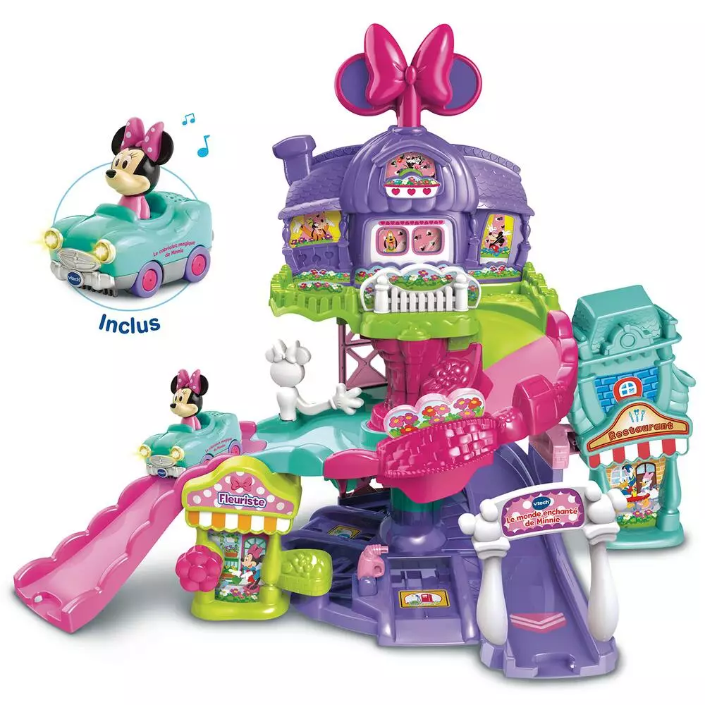 VTech TUT TUT BOLIDES - LE MONDE ENCHANTÉ DE MINNIE ET CABRIOLET MAGIQUE 1 VTech TUT TUT BOLIDES - LE MONDE ENCHANTÉ DE MINNIE ET CABRIOLET MAGIQUE