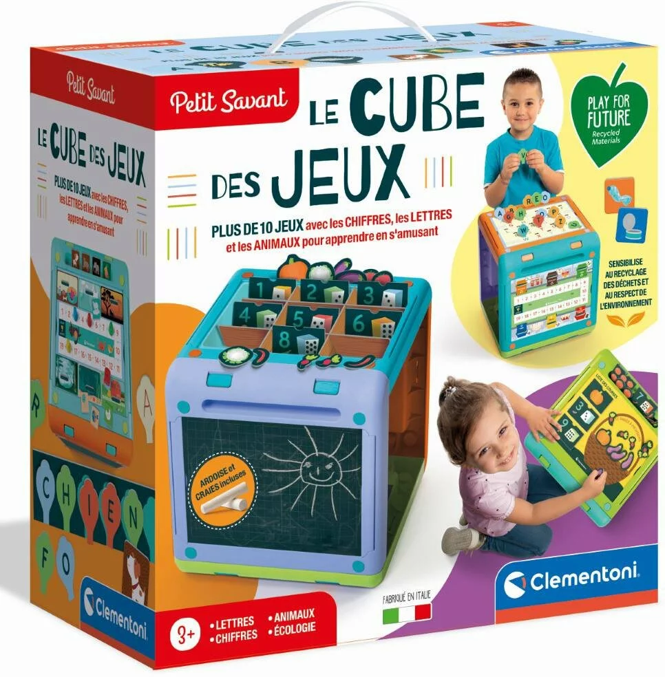 Clementoni MON CUBE DES JEUX 1 Clementoni MON CUBE DES JEUX
