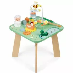 Janod TABLE D'ACTIVITÉS JOLIE PRAIRIE - EN BOIS -Pas Cher JoueClub Magasin 42bff66d5e62423f25365842e8811d27af2ad8f6 02082380 04