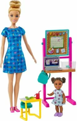 MATTEL COFFRET POUPEE BARBIE MAITRESSE ECOLE