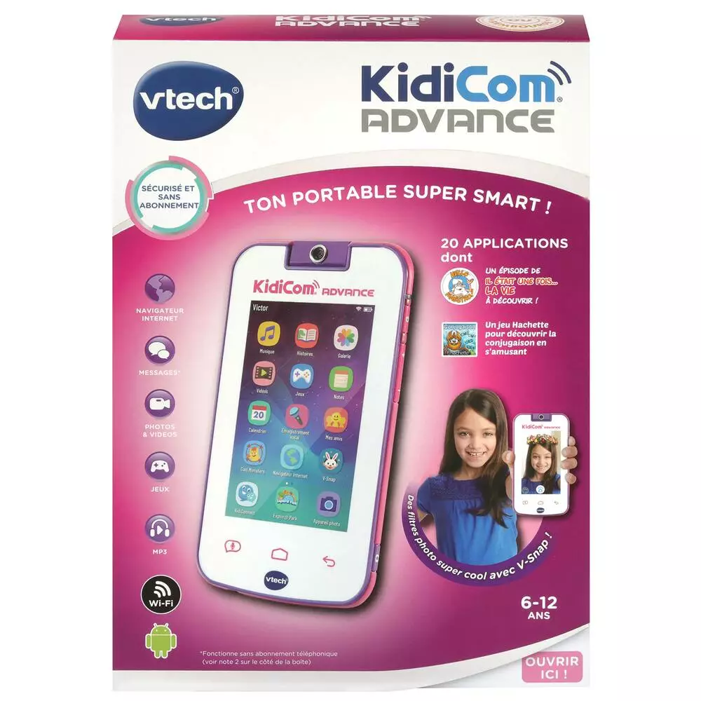 VTech KIDICOM ADVANCE BLANC/ROSE 5 VTech KIDICOM ADVANCE BLANC/ROSE – Image 5
