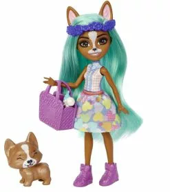 MATTEL ENCHANTIMALS - MEILLEURS AMIS DES BEBES 15 CM - POUPEE CRIZIA CORGI ET SHOW -Pas Cher JoueClub Magasin 4b6f212709b30b762ea2cd9227b64e722be8ba48 41107672 03