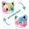 Teeturtle PELUCHE FOX RENARD MIGNON HUMEUR REVERSIBLE DOUBLE FACE - MULTICOLORE TIE-DYE