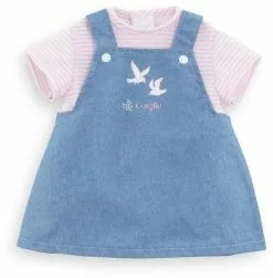 BB30 ROBE MARINIERE ROSE BORDS DE LOIRE -COROLLE VETEMENTS