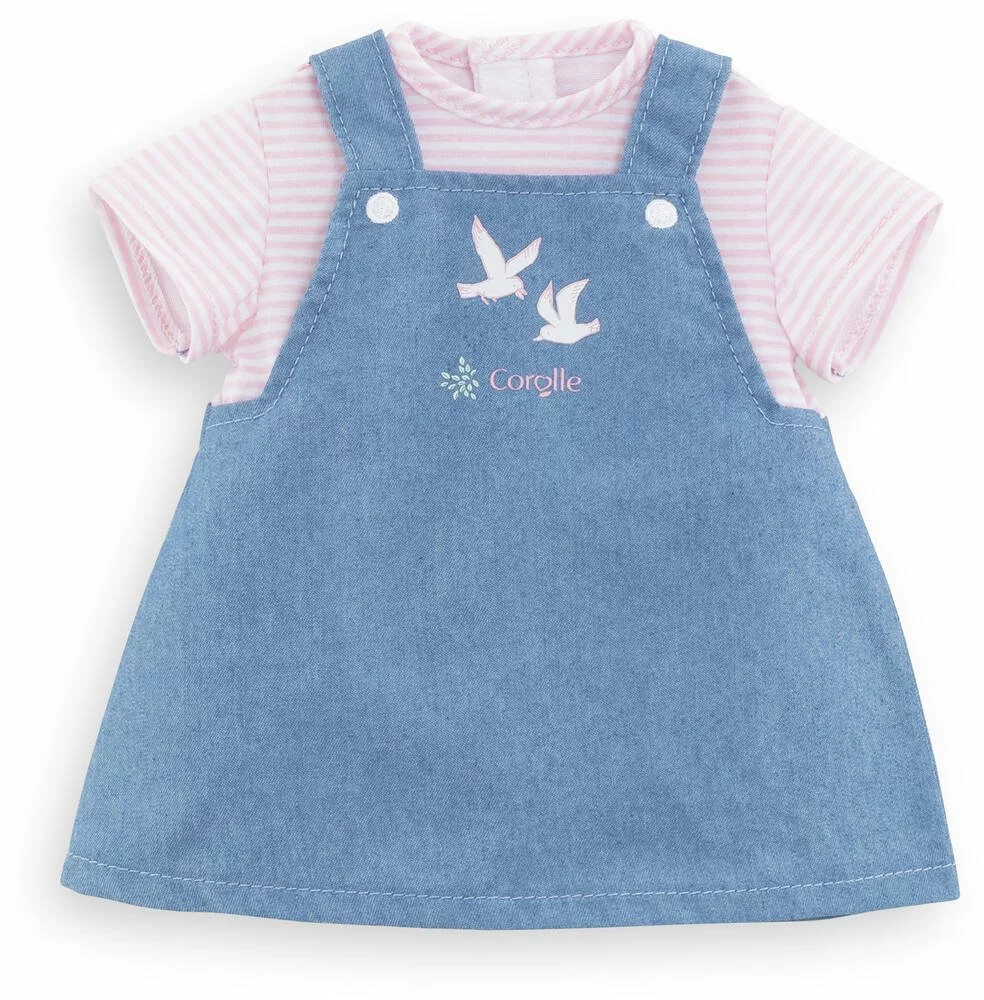 BB30 ROBE MARINIERE ROSE BORDS DE LOIRE -COROLLE VETEMENTS 1 BB30 ROBE MARINIERE ROSE BORDS DE LOIRE -COROLLE VETEMENTS