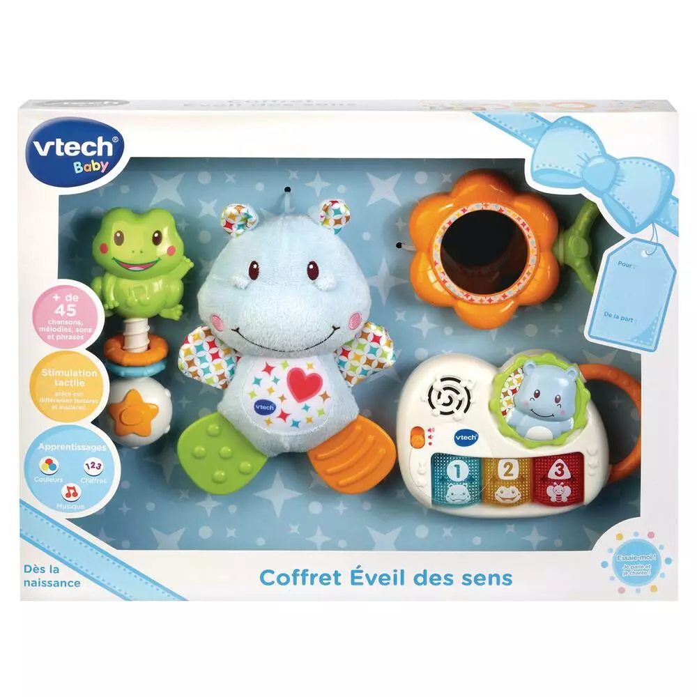 VTECH BABY - COFFRET NAISSANCE ÉVEIL DES SENS BLEU 3 VTECH BABY - COFFRET NAISSANCE ÉVEIL DES SENS BLEU – Image 3