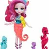 MATTEL ENCHANTIMALS MINI POUPEE -FAMILLE DE SEDDA HIPPOCAMPE