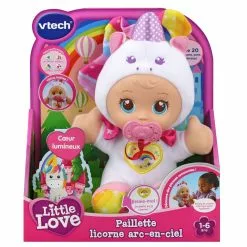 VTech LITTLE LOVE - POUPON PAILLETTE LICORNE ARC-EN-CIEL 30 CM -Pas Cher JoueClub Magasin 5d687aea90e019c6de809c59c9d566aecfc889ce 10040642 03