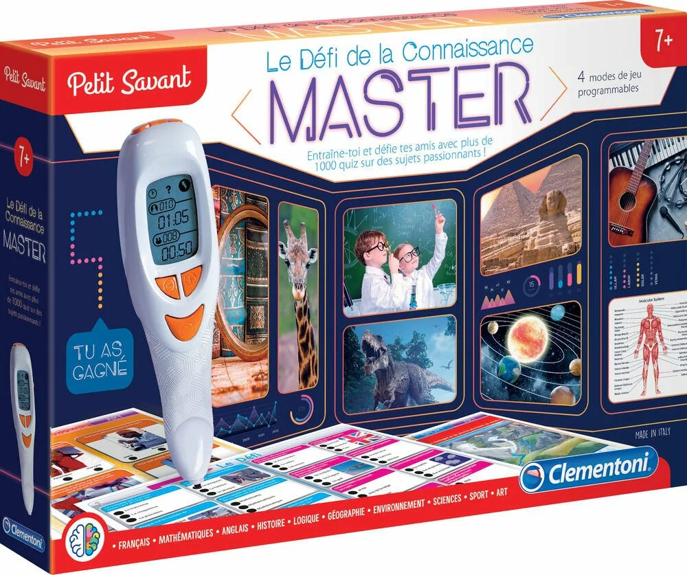 Clementoni LE DÉFI DE LA CONNAISSANCE MASTER 1 Clementoni LE DÉFI DE LA CONNAISSANCE MASTER