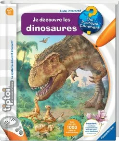 Ravensburger TIPTOI - COFFRET COMPLET LECTEUR INTERACTIF + LIVRE JE DECOUVRE LES DINOSAURES -Pas Cher JoueClub Magasin 6426bbaf75b4f79494acc66b5def46b83cdb5706 41053872 06
