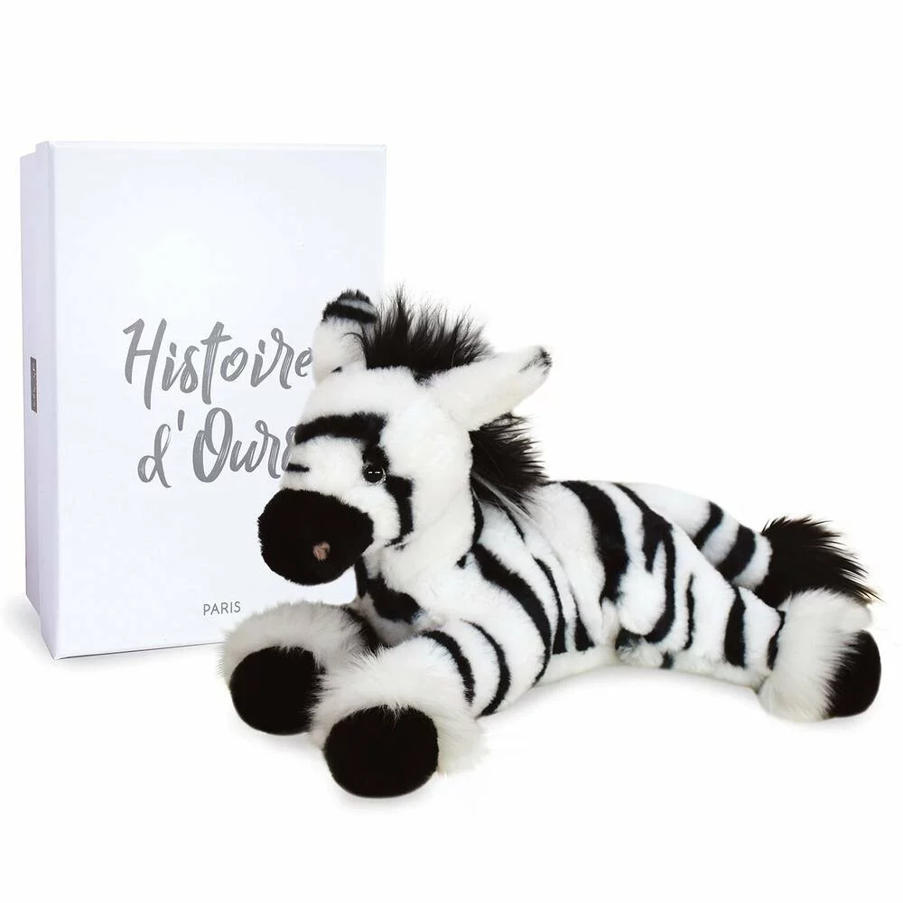 HISTOIRE D'OURS PELUCHE ZEPHIR LE ZEBRE 25 CM 2 HISTOIRE D'OURS PELUCHE ZEPHIR LE ZEBRE 25 CM – Image 2