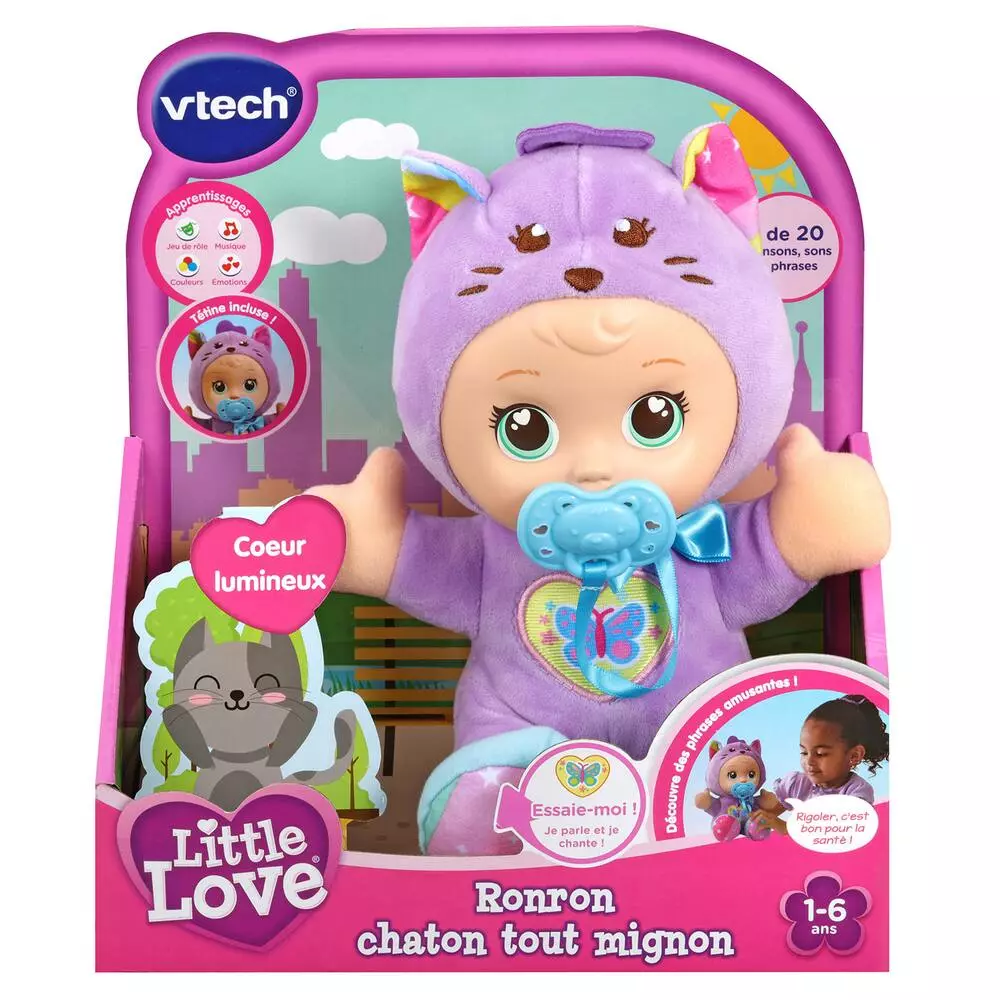 VTech LITTLE LOVE - POUPON P'TIT BÉBÉ DÉGUISÉ 30 CM 5 VTech LITTLE LOVE - POUPON P'TIT BÉBÉ DÉGUISÉ 30 CM – Image 5