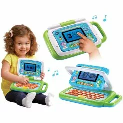 VTech ORDI-TABLETTE P'TIT GENIUS TOUCH VERT -Pas Cher JoueClub Magasin 7db4529f9541ffef9184acd972cc3bd8d973274a 04071971 04