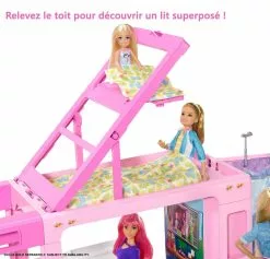 MATTEL CAMPING-CAR DE REVE 3-EN-1 - BARBIE -Pas Cher JoueClub Magasin 81e258cb55e3104c3923e3e32c3e3d698bbba796 12064847 06