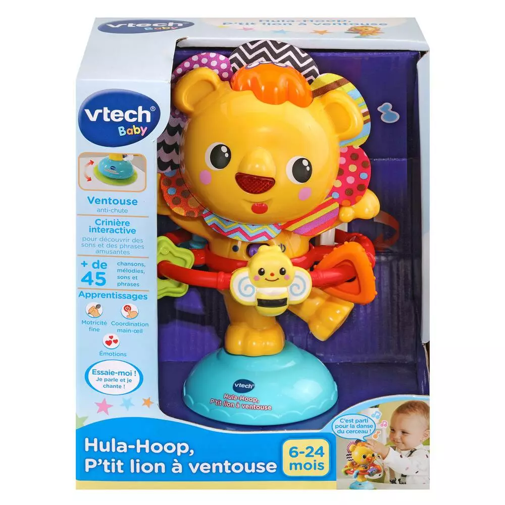 VTech HULA-HOOP P'TIT LION À VENTOUSE 3 VTech HULA-HOOP P'TIT LION À VENTOUSE – Image 3