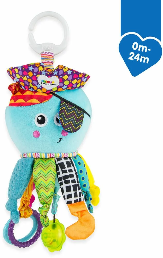 Lamaze PELUCHE CAPITAINE CALAMAR 29 CM 2 Lamaze PELUCHE CAPITAINE CALAMAR 29 CM – Image 2