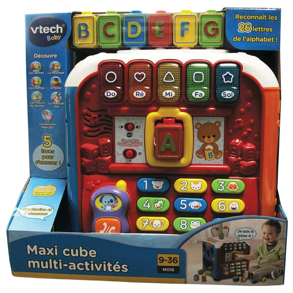 VTECH BABY - MAXI CUBE MULTI- 5 VTECH BABY - MAXI CUBE MULTI- – Image 5