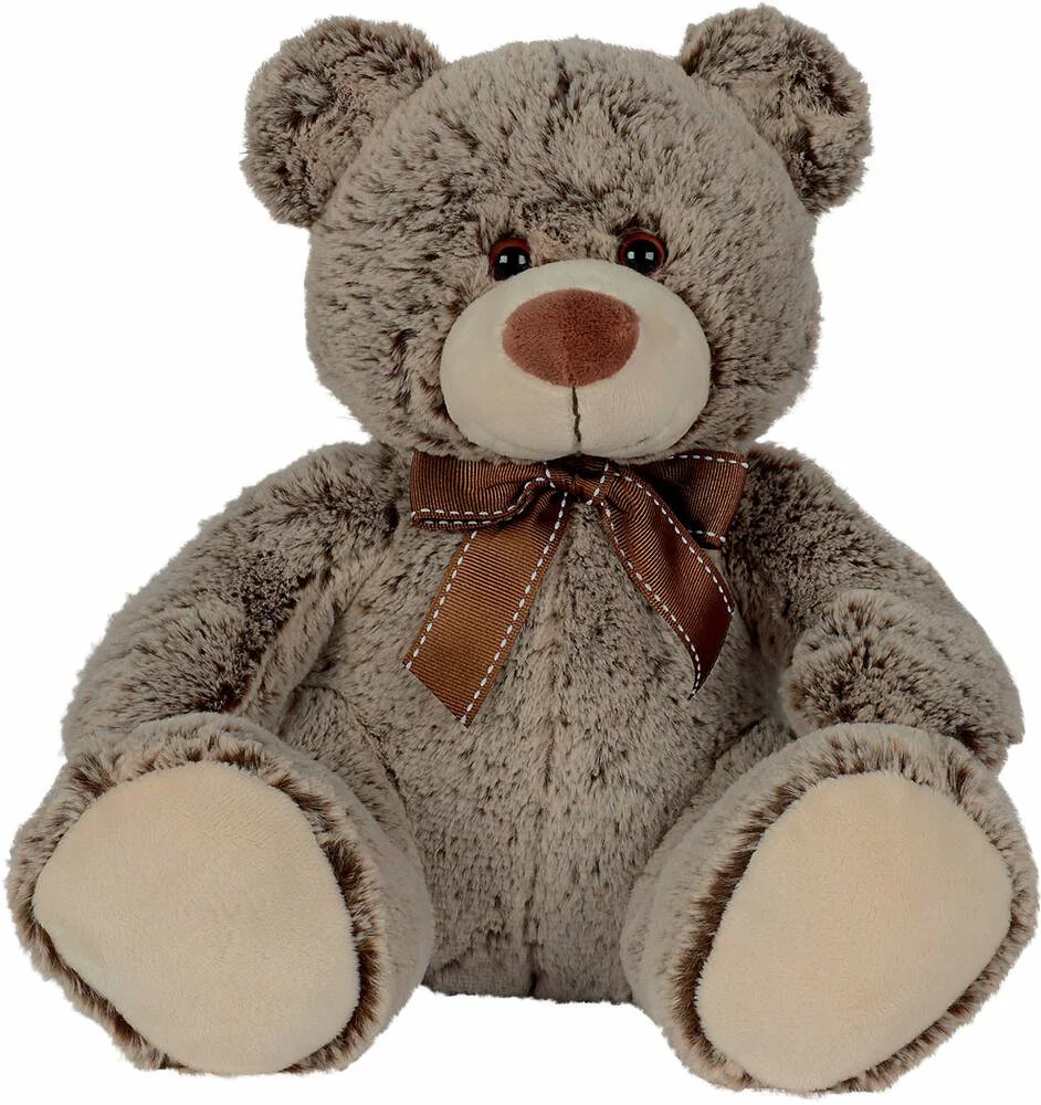 SIDJ PELUCHE OURS ASSIS AVEC NOEUD 26 CM 2 SIDJ PELUCHE OURS ASSIS AVEC NOEUD 26 CM – Image 2