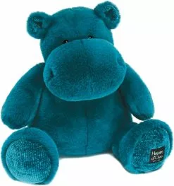 HISTOIRE D'OURS PELUCHE HIP'POP - BLEU CANARD 40 CM