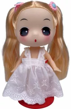 SIDJ POUPEE DDUNG 18 CM- ROBE CHAMPETRE