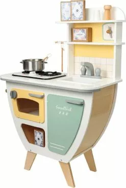 L'ATELIER DU BOIS CUISINE VINTAGE BOIS AVEC PLAQUE ELECTRONIQUE