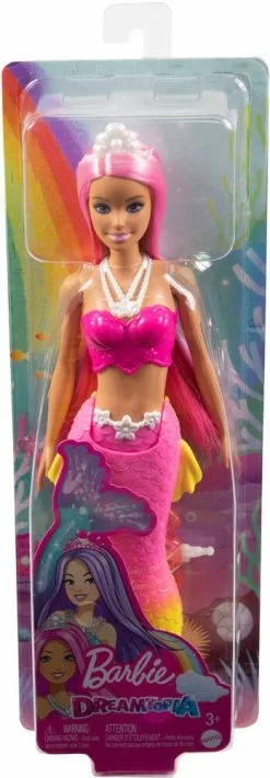 MATTEL BARBIE-DREAMTOPIA-POUPEE BARBIE SIRENE, CHEVEUX ROSES -Pas Cher JoueClub Magasin c1df0fd35ad13425a61de9f4e1dbbf9c652d5b28 41059771 04
