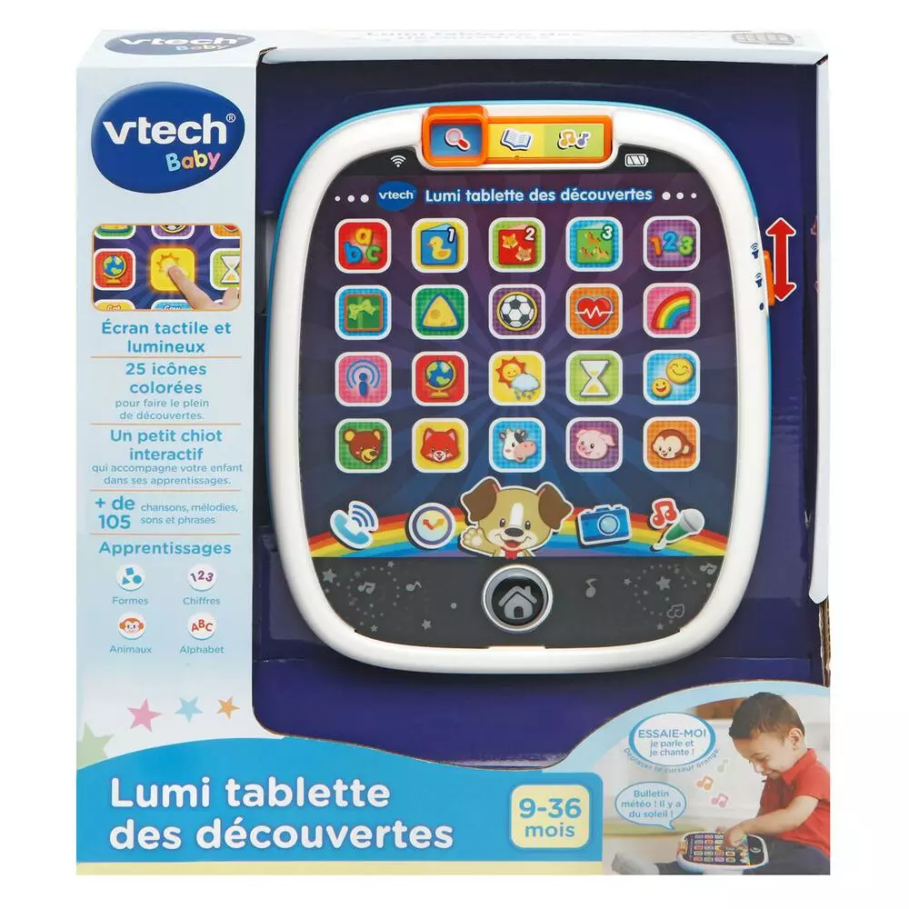 VTech LUMI TABLETTE DES DECOUVERTES BLEUE 3 VTech LUMI TABLETTE DES DECOUVERTES BLEUE – Image 3