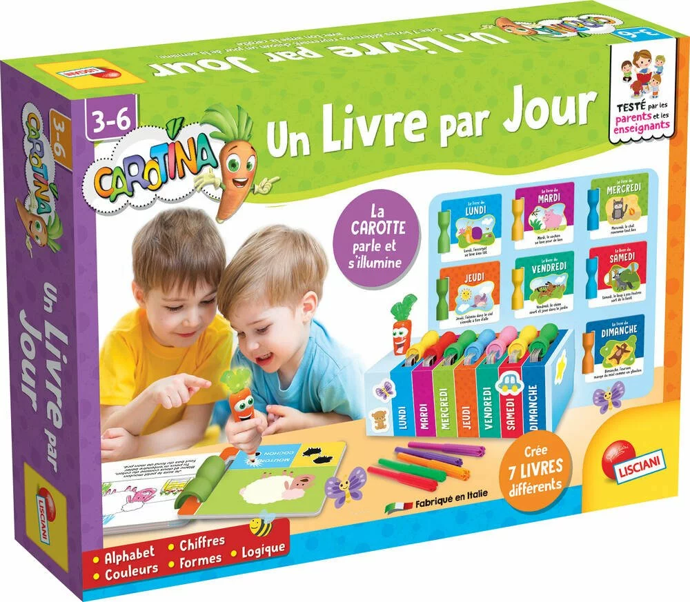 LISCIANI GIOCHI UN LIVRE PAR JOUR CAROTINA 1 LISCIANI GIOCHI UN LIVRE PAR JOUR CAROTINA