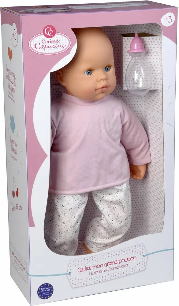 CERISE & CAPUCINE POUPON GIULIA MON GRAND POUPON 48 CM 2 CERISE & CAPUCINE POUPON GIULIA MON GRAND POUPON 48 CM – Image 2