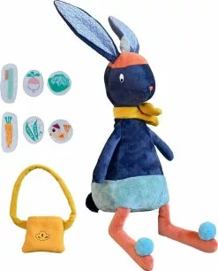 EBULOBO PELUCHE - GABIN LAPIN D'ACTIVITÉS