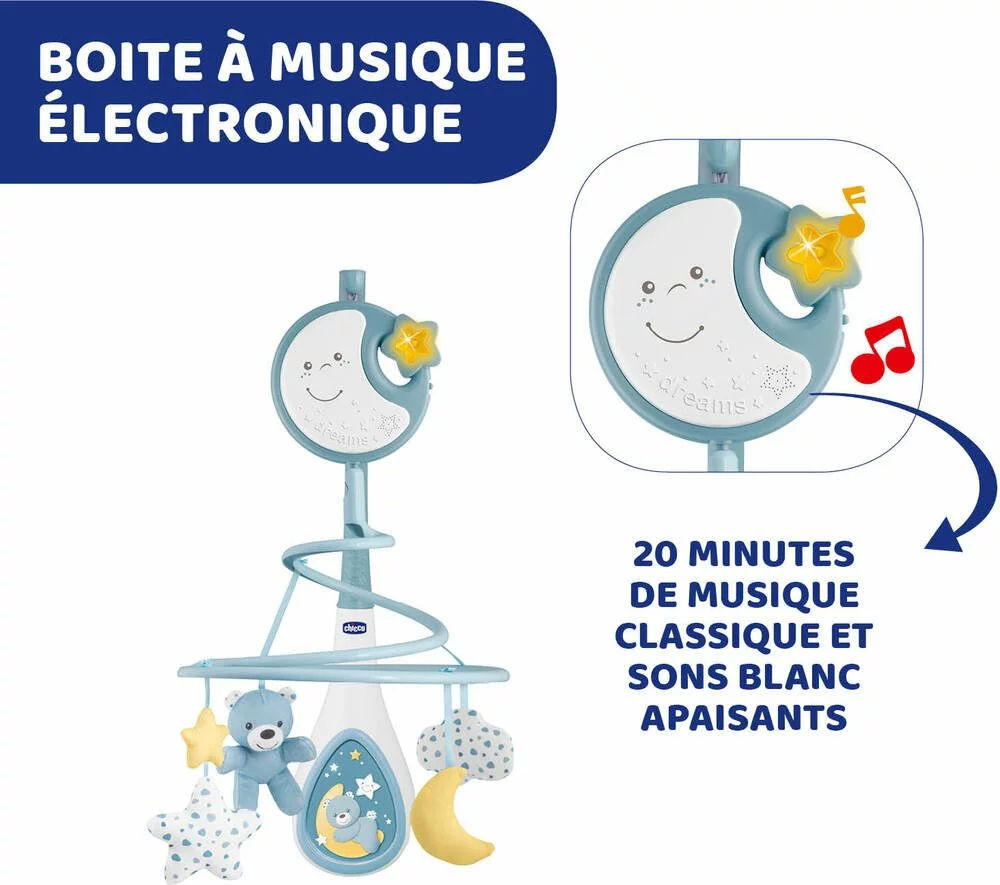 CHICCO MOBILE NEXT TO DREAMS BLEU 5 CHICCO MOBILE NEXT TO DREAMS BLEU – Image 5