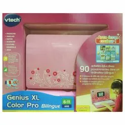 VTech GENIUS XL COLOR PRO BILINGUE ROSE -Pas Cher JoueClub Magasin d4a1fcfad9a105dc6264f57d69f8dba633ee1937 04071509 04