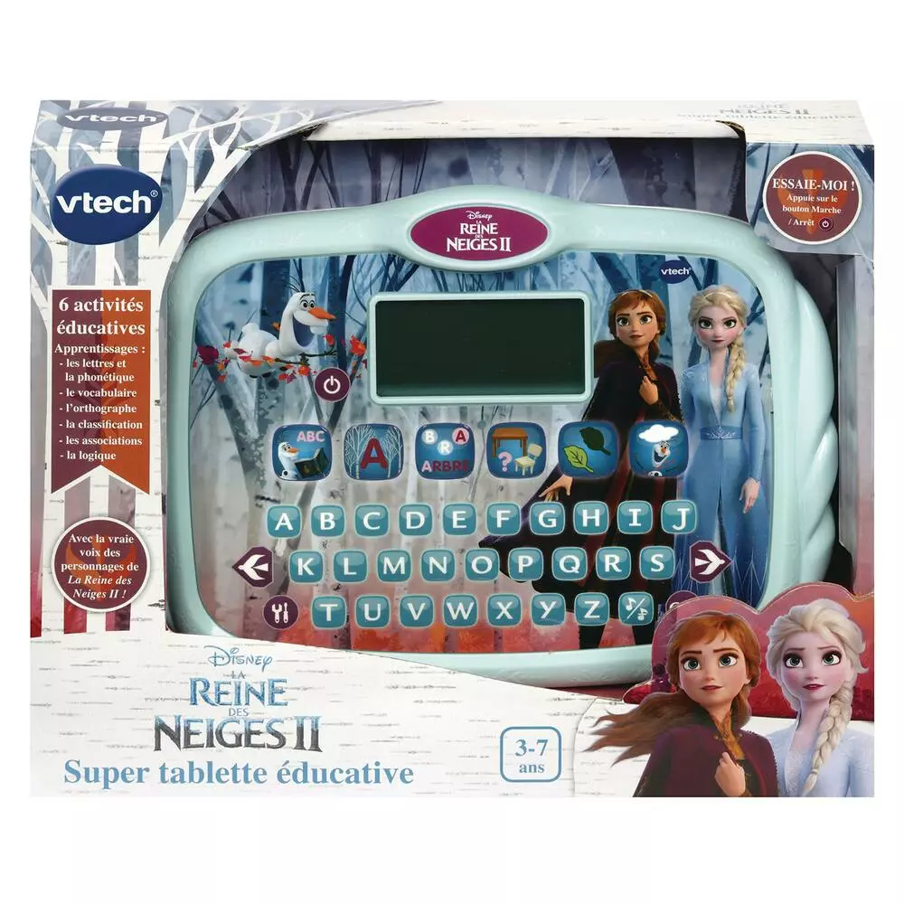 VTech SUPER TABLETTE ÉDUCATIVE - LA REINE DES NEIGES 2 2 VTech SUPER TABLETTE ÉDUCATIVE - LA REINE DES NEIGES 2 – Image 2