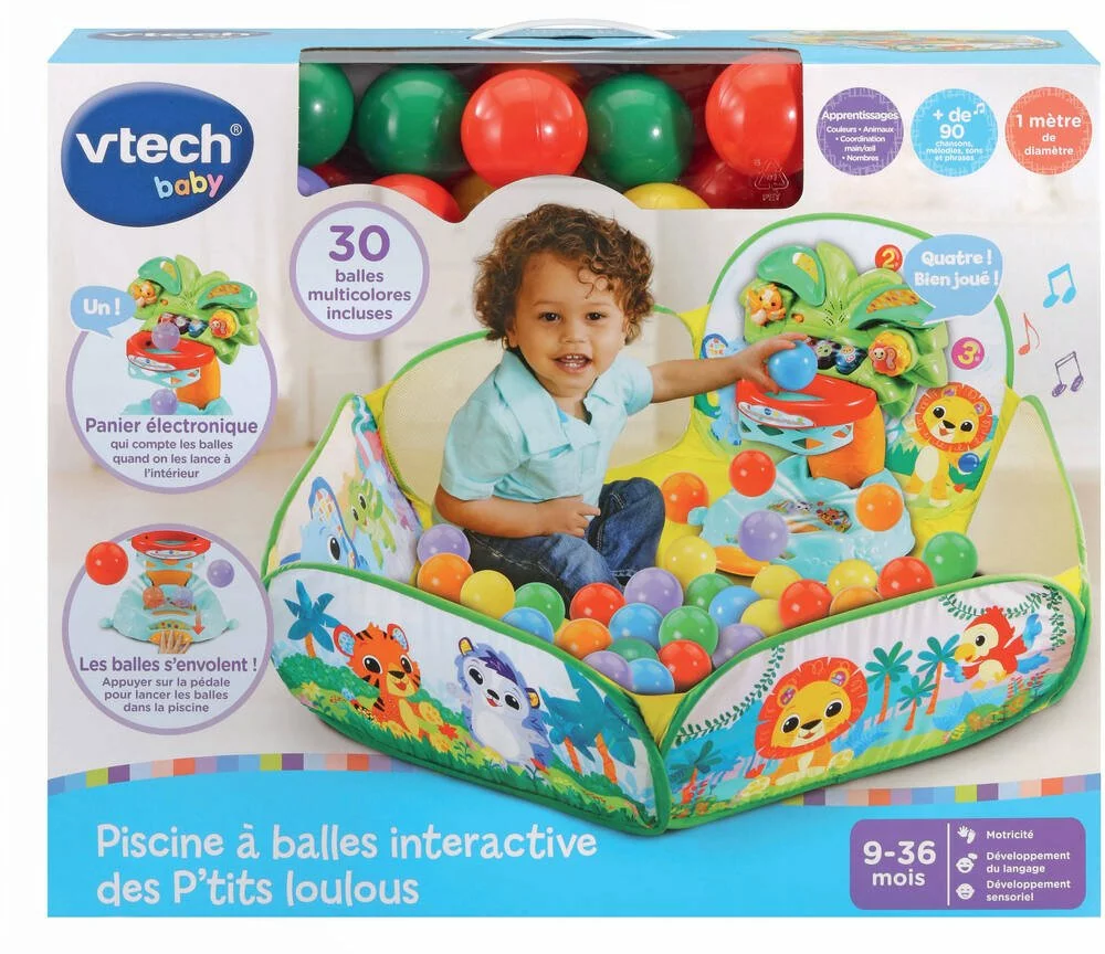 VTech PISCINE À BALLES INTERACTIVE DES P'TITS LOULOUS 3 VTech PISCINE À BALLES INTERACTIVE DES P'TITS LOULOUS – Image 3