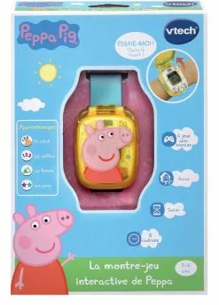 VTech PEPPA PIG - LA MONTRE JEU INTERACTIVE DE PEPPA -Pas Cher JoueClub Magasin d95aff754abb1d6778a7466fd04badbf87dbbdf3 41001459 03
