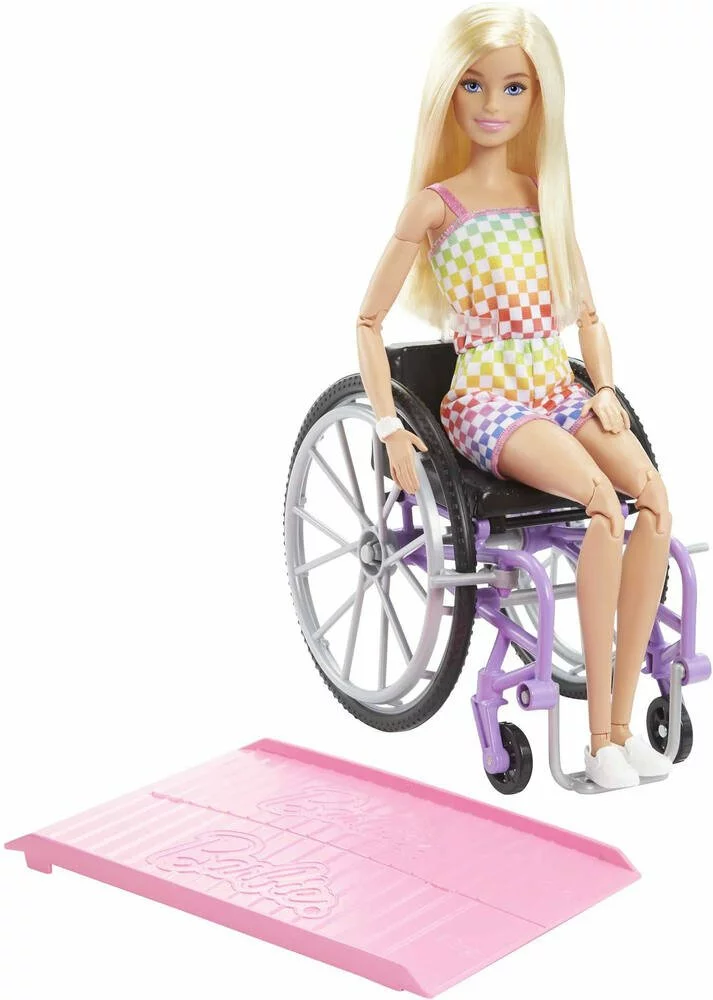 MATTEL BARBIE FAUTEUIL ROULANT BLONDE 1 MATTEL BARBIE FAUTEUIL ROULANT BLONDE