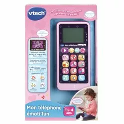VTech MON TELEPHONE EMOTI'FUN ROSE -Pas Cher JoueClub Magasin dc4f08d9f281ed5c0c561609e9e93ec9700afda0 02080910 03